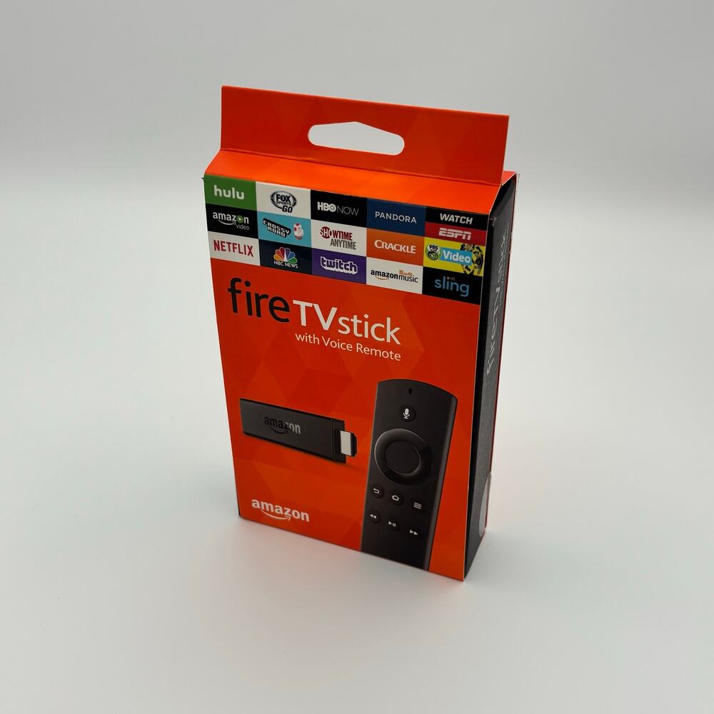 Amazon Fire TV Stick (2nd Generation) w/ Voice Remote & Cables - TESTED